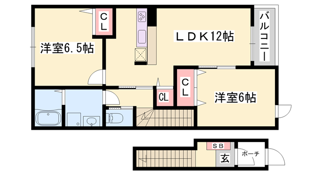 物件間取画像