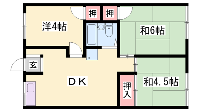 物件間取画像