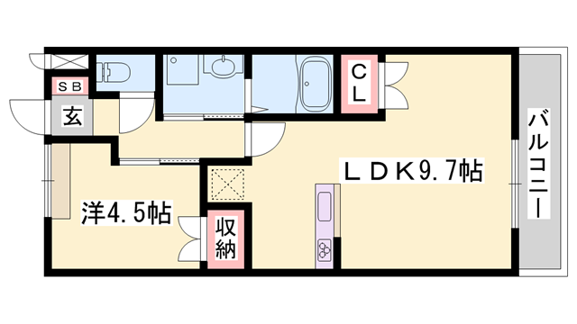 物件間取画像