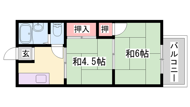 物件間取画像