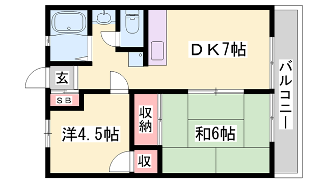 物件間取画像