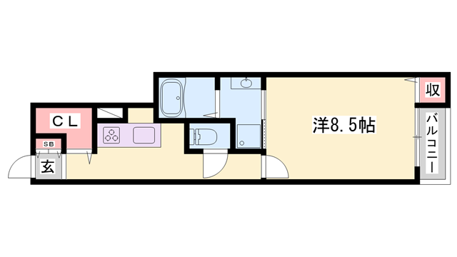 物件間取画像