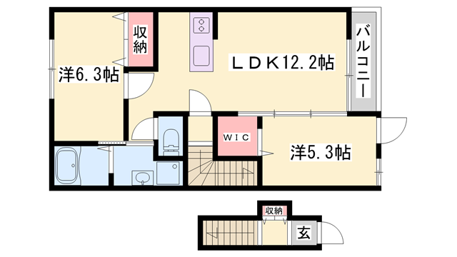 物件間取画像