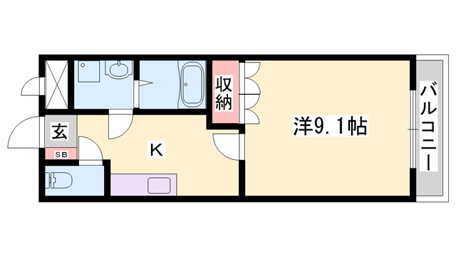 ビアンヒルズの物件間取画像