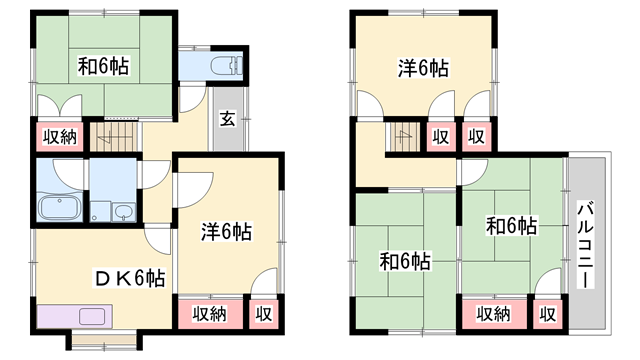 物件間取画像
