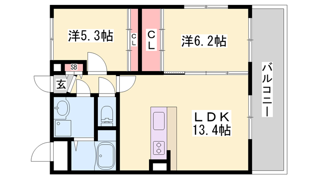 物件間取画像