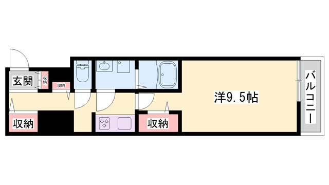 物件間取画像