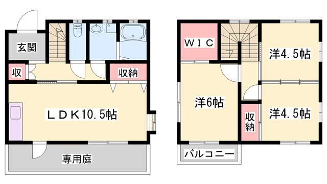物件間取画像