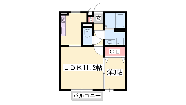 サンライズ城南の物件間取画像