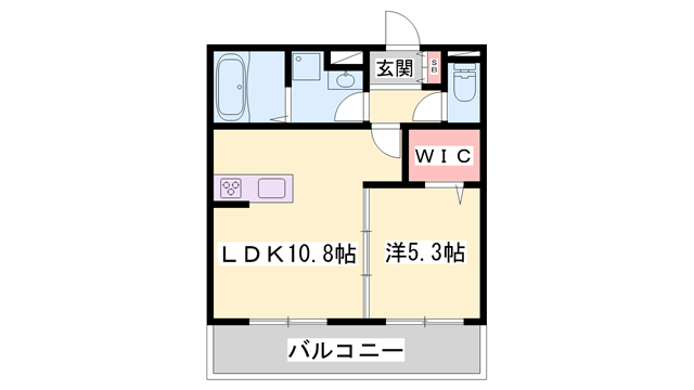 D-PLACE城西の物件間取画像