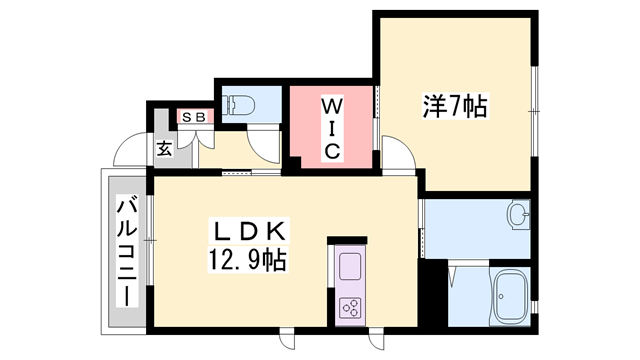 物件間取画像