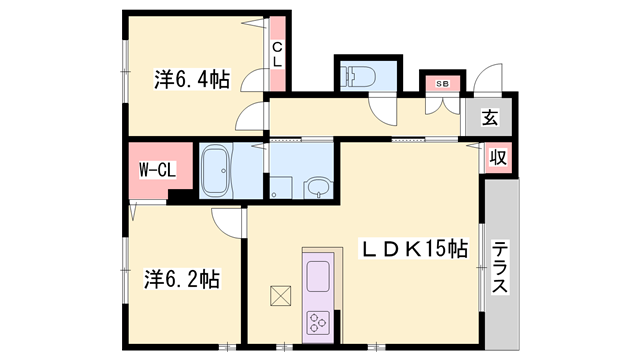 物件間取画像
