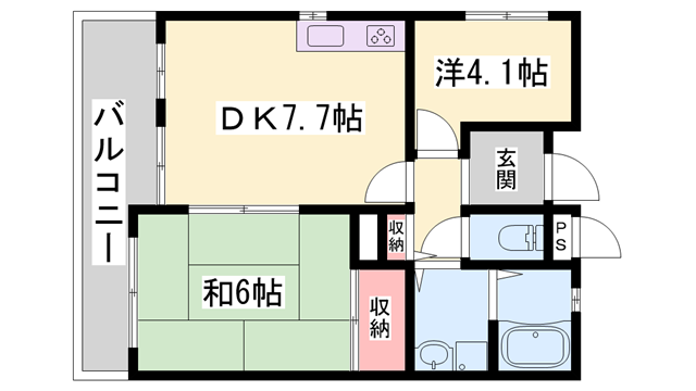 物件間取画像