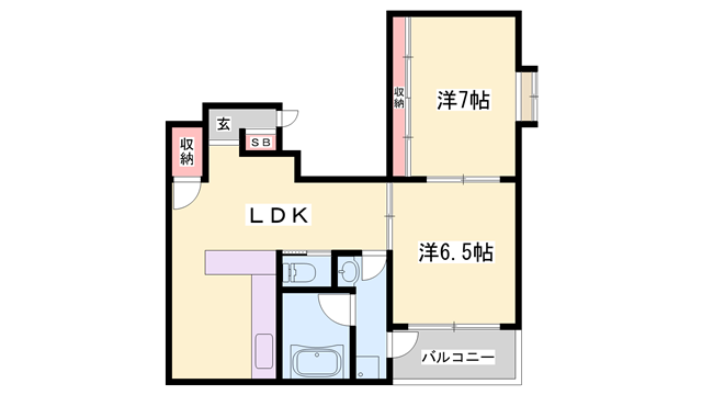 物件間取画像