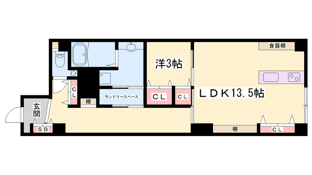 WITH　ROSE元町の物件間取画像