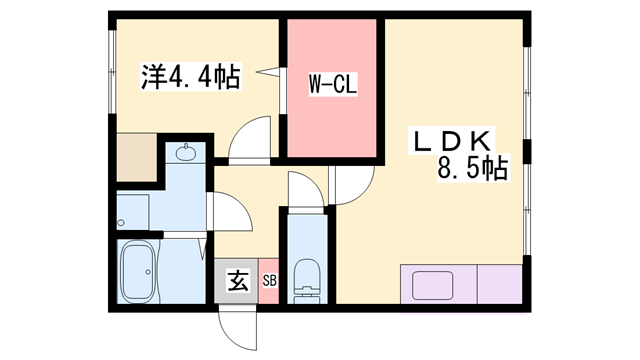 物件間取画像
