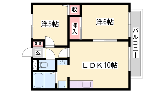 物件間取画像