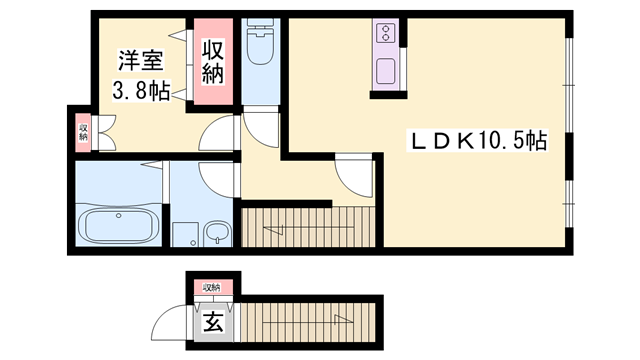 物件間取画像