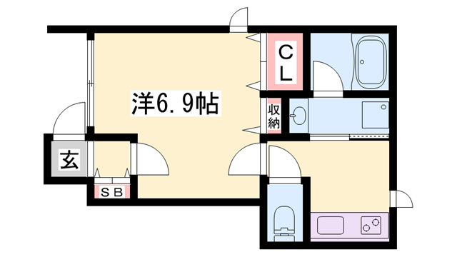 物件間取画像