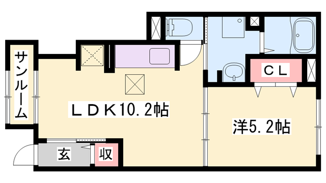 物件間取画像