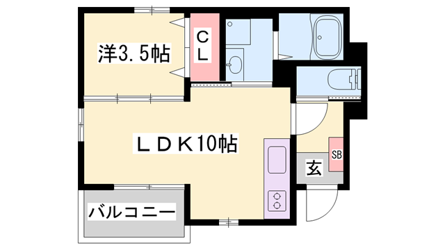 物件間取画像