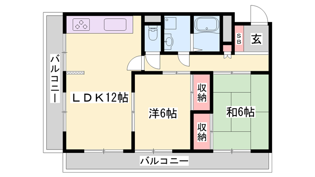 物件間取画像