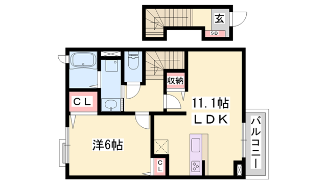 シャトレー富永の物件間取画像