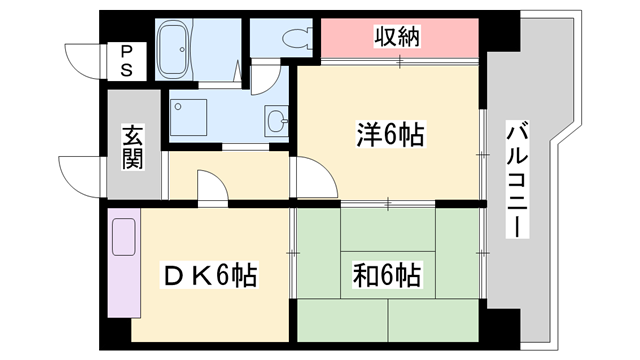 物件間取画像