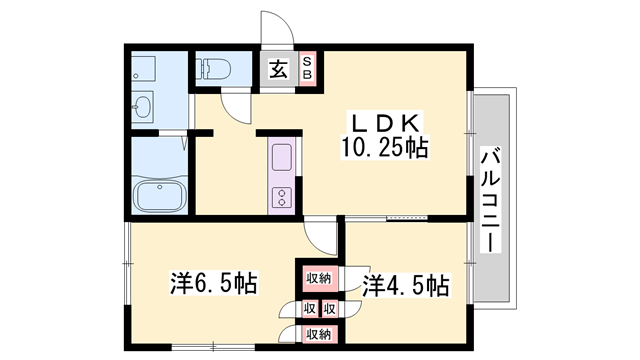 物件間取画像