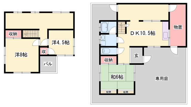 物件間取画像