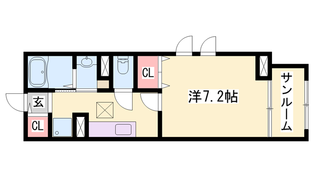 物件間取画像