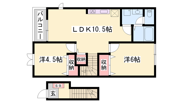 物件間取画像