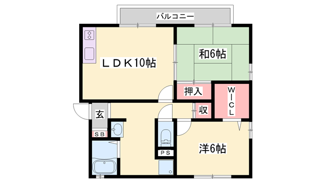 物件間取画像