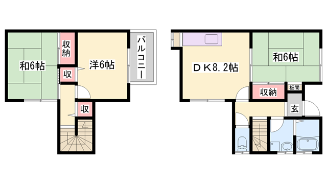 物件間取画像