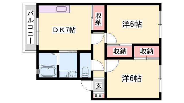 物件間取画像