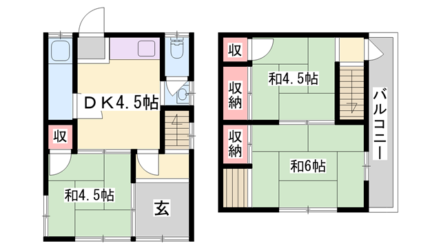 物件間取画像