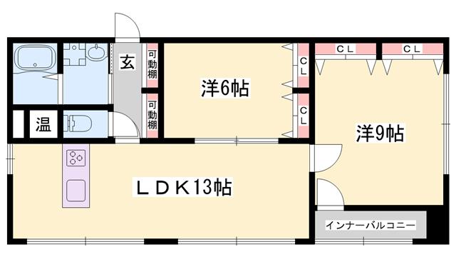 物件間取画像
