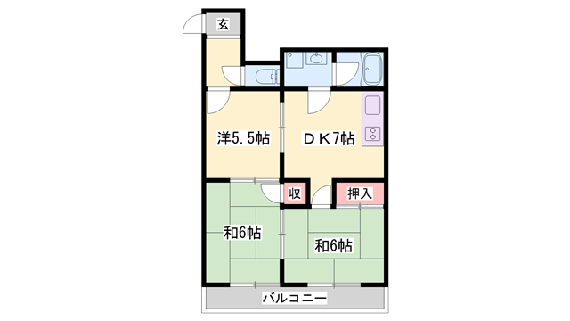 物件間取画像