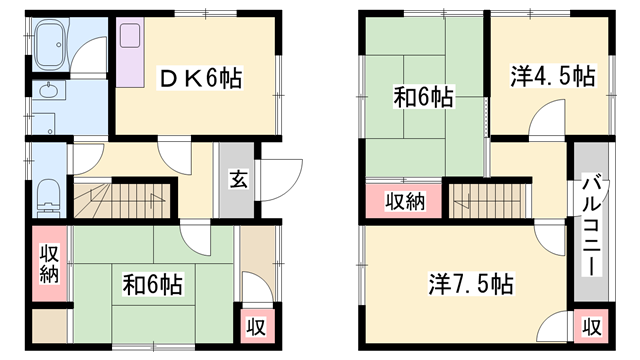 物件間取画像
