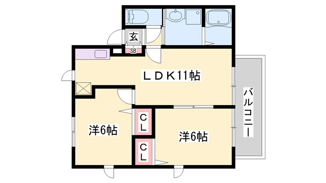 物件間取画像