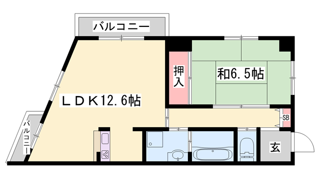 物件間取画像