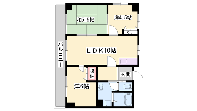 物件間取画像