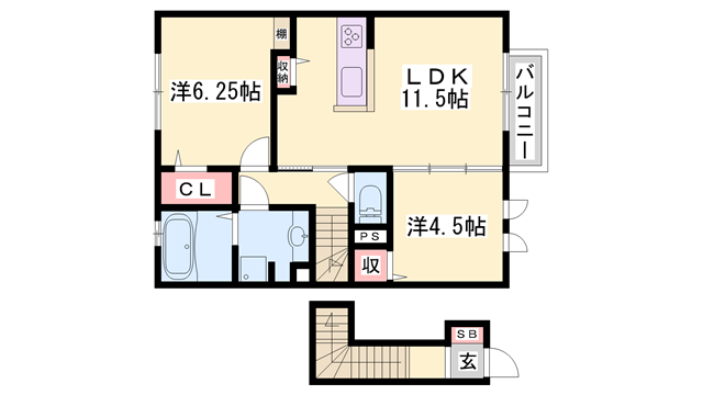 物件間取画像