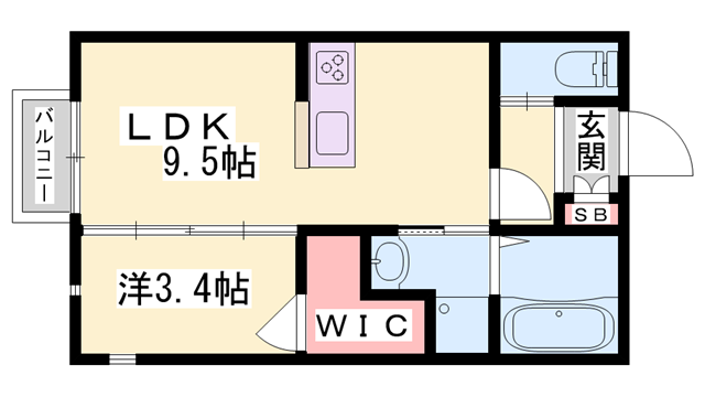 物件間取画像