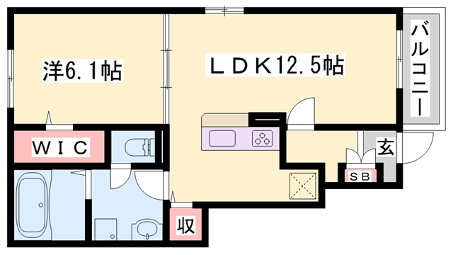 物件間取画像