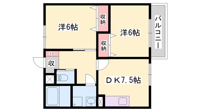 物件間取画像