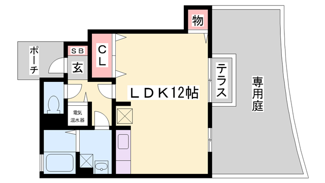 物件間取画像
