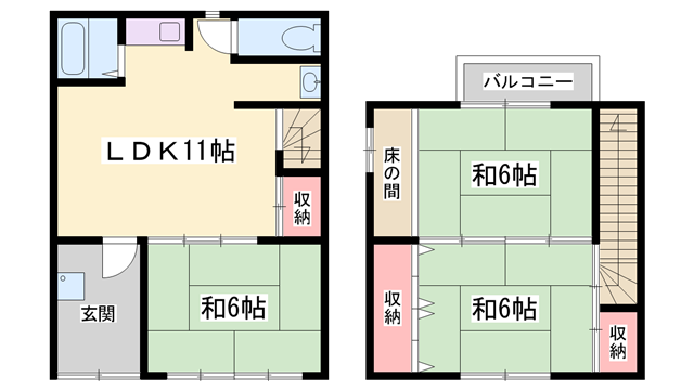 物件間取画像