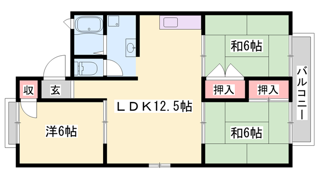 物件間取画像