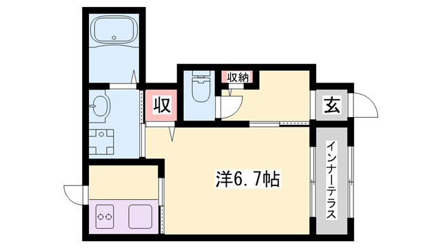 物件間取画像